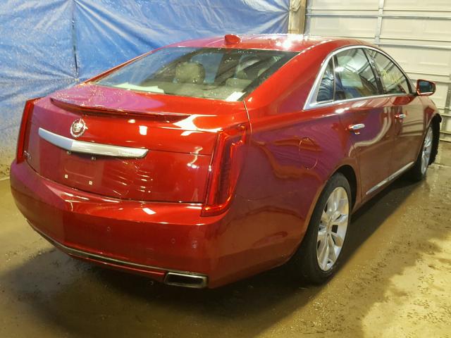 2G61N5S39F9123940 - 2015 CADILLAC XTS LUXURY RED photo 4