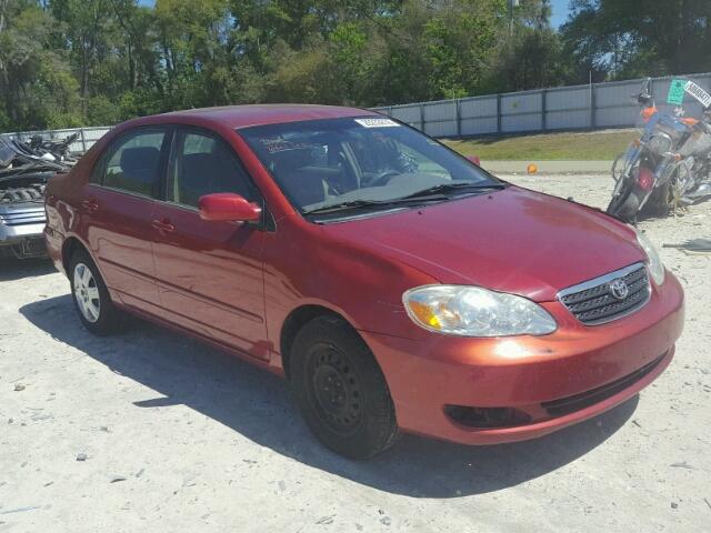 2T1BR32E06C577652 - 2006 TOYOTA COROLLA CE RED photo 1