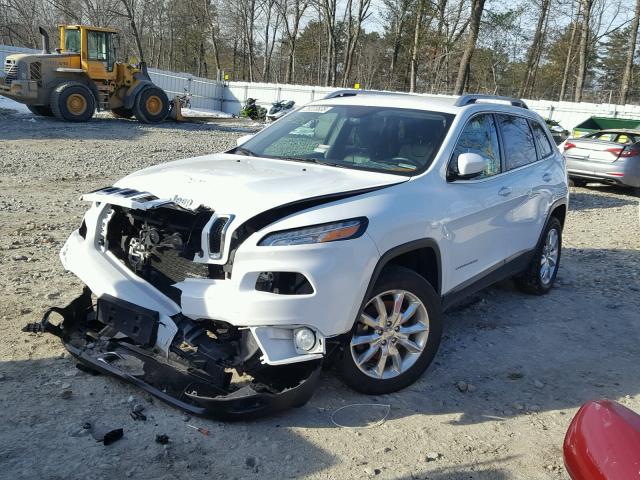 1C4PJMDB0FW763883 - 2015 JEEP CHEROKEE L WHITE photo 2