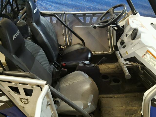 4XAVH76A9BB081019 - 2011 POLARIS RANGER RZR WHITE photo 5