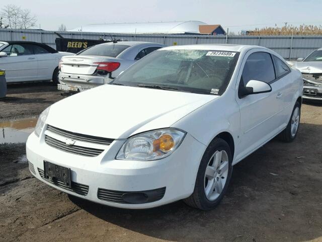 1G1AL15F777325267 - 2007 CHEVROLET COBALT LT WHITE photo 2