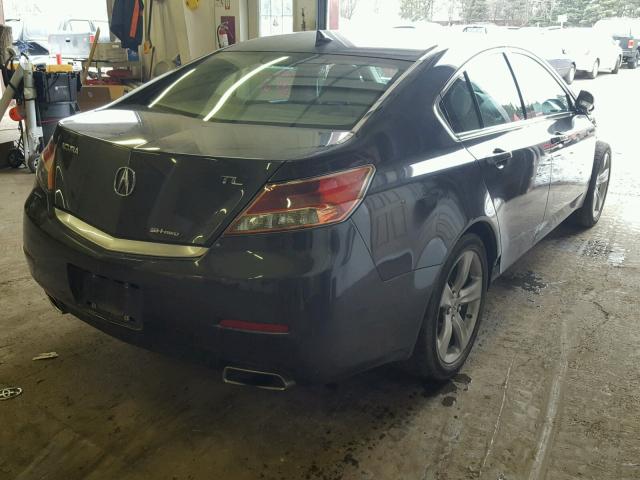 19UUA9F27CA002520 - 2012 ACURA TL CHARCOAL photo 4