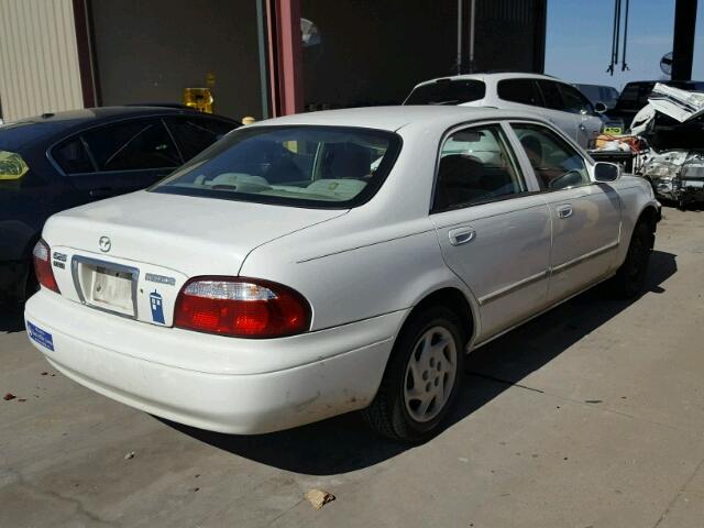 1YVGF22D915219739 - 2001 MAZDA 626 ES WHITE photo 4