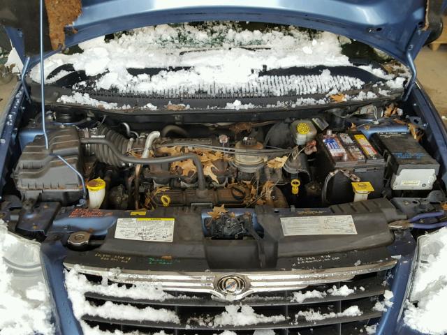 2A4GP54L67R167257 - 2007 CHRYSLER TOWN & COU BLUE photo 7