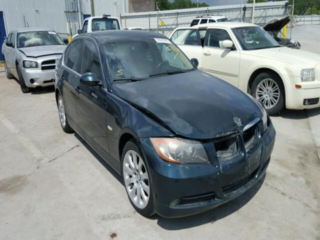 WBAVB33586KS32882 - 2006 BMW 330 GREEN photo 1