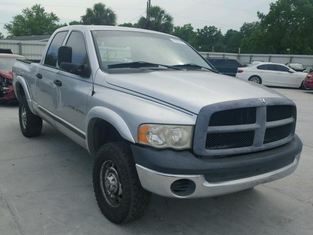 3D7KU28D53G779255 - 2003 DODGE RAM 2500 S SILVER photo 1