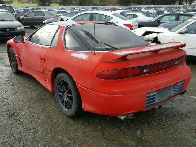 JA3XD64B4NY056905 - 1992 MITSUBISHI 3000 GT SL RED photo 3