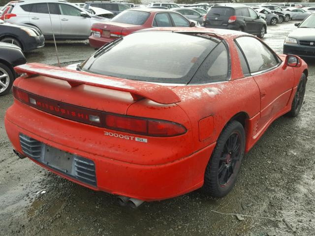 JA3XD64B4NY056905 - 1992 MITSUBISHI 3000 GT SL RED photo 4