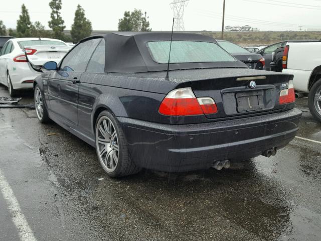 WBSBR93413PK01167 - 2003 BMW M3 BLUE photo 3