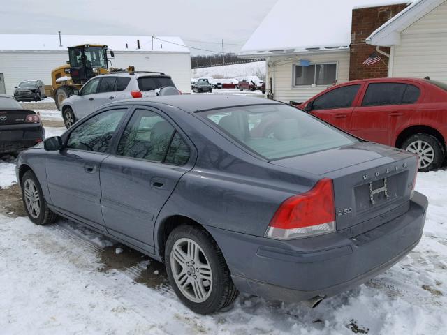 YV1RS592592734387 - 2009 VOLVO S60 2.5T GRAY photo 3