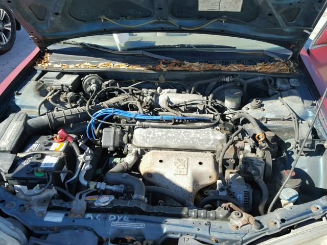 1HGCD5637SA063580 - 1995 HONDA ACCORD LX GREEN photo 7