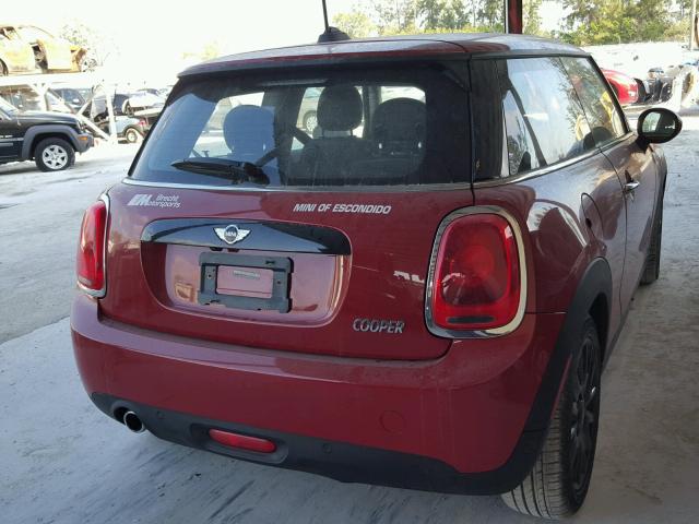 WMWXP5C58J2G62137 - 2018 MINI COOPER RED photo 4