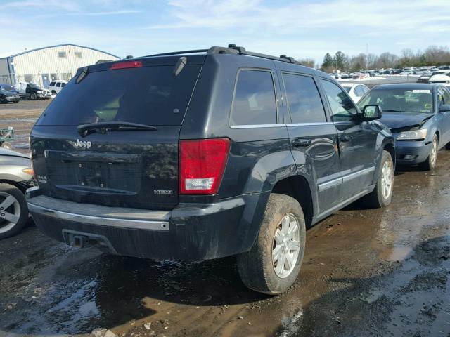 1J8HR58258C229627 - 2008 JEEP GRAND CHER BLACK photo 4