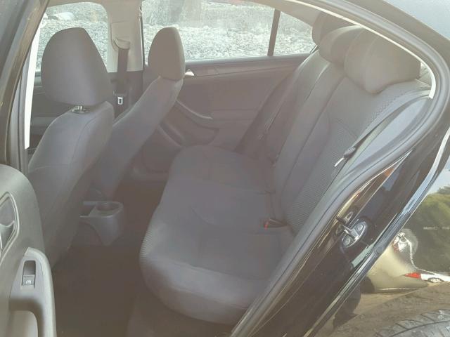 3VW2K7AJ1CM340307 - 2012 VOLKSWAGEN JETTA BASE Սև լուսանկար 6