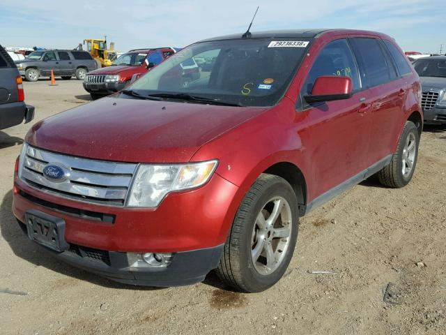 2FMDK39C27BB66471 - 2007 FORD EDGE SEL P RED photo 2