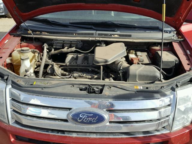 2FMDK39C27BB66471 - 2007 FORD EDGE SEL P RED photo 7