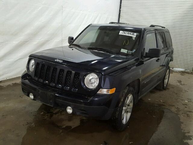 1J4NF2GB0BD111418 - 2011 JEEP PATRIOT BLUE photo 2