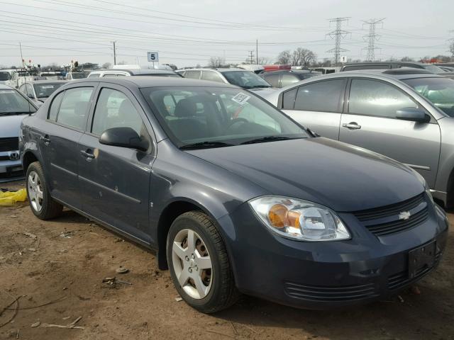 1G1AK58F087122079 - 2008 CHEVROLET COBALT LS BLUE photo 1