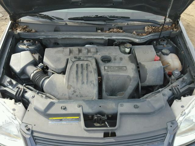 1G1AK58F087122079 - 2008 CHEVROLET COBALT LS BLUE photo 7