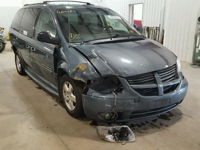 2D4GP44L17R121385 - 2007 DODGE GRAND CARA BLUE photo 1