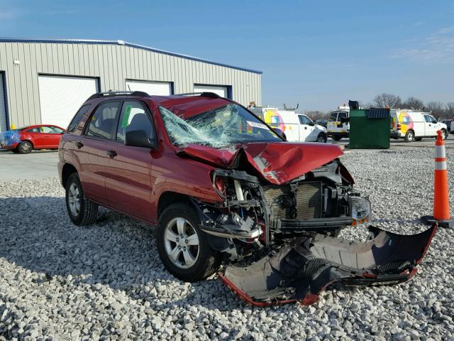 KNDJF724297627167 - 2009 KIA SPORTAGE L RED photo 1