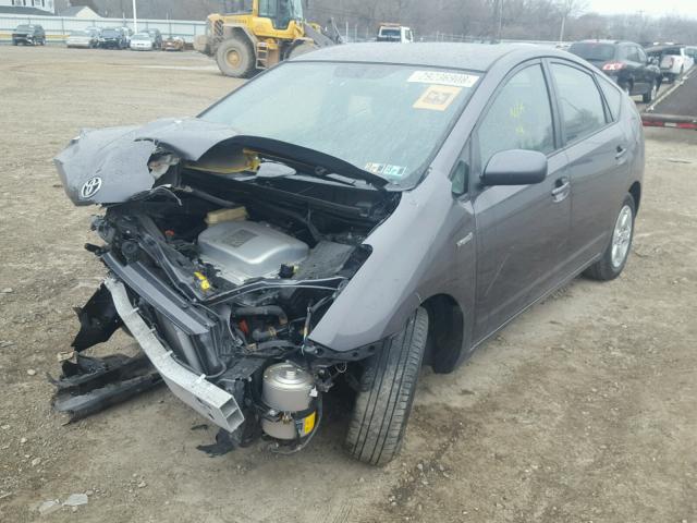 JTDKB20U693488657 - 2009 TOYOTA PRIUS GRAY photo 2