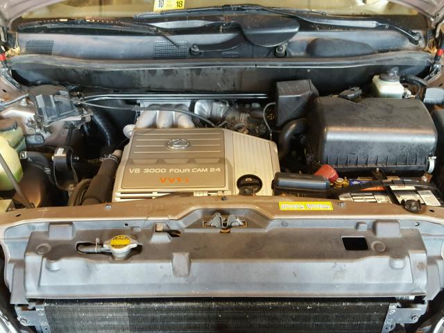 JT6HF10U1X0050529 - 1999 LEXUS RX 300 BROWN photo 7