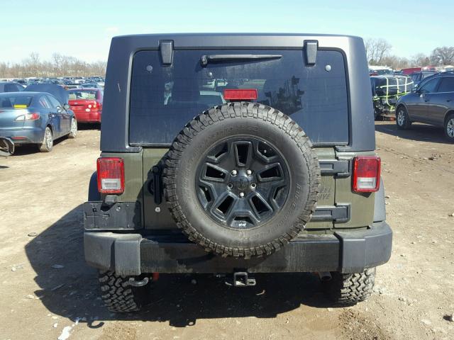 1C4AJWAG7GL149708 - 2016 JEEP WRANGLER S GREEN photo 6