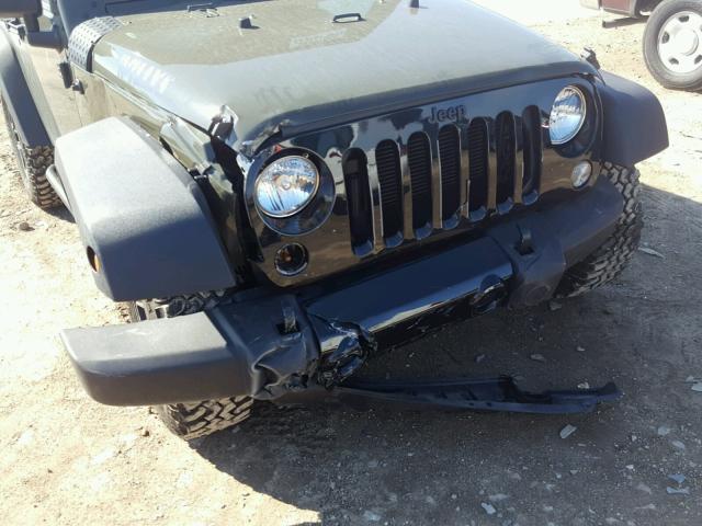 1C4AJWAG7GL149708 - 2016 JEEP WRANGLER S GREEN photo 9