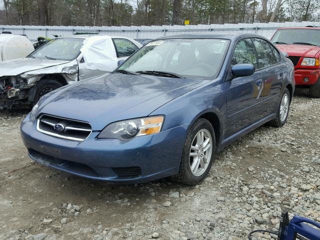 4S3BL616657207688 - 2005 SUBARU LEGACY 2.5 BLUE photo 2