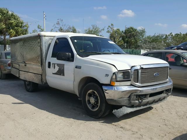 1FTNF20L12ED45926 - 2002 FORD F250 SUPER WHITE photo 1