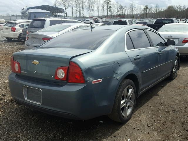 1G1ZH57B594254399 - 2009 CHEVROLET MALIBU 1LT GREEN photo 4