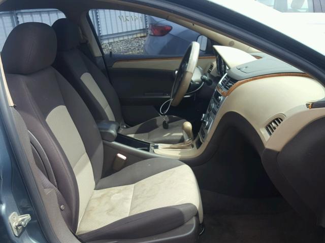 1G1ZH57B594254399 - 2009 CHEVROLET MALIBU 1LT GREEN photo 5