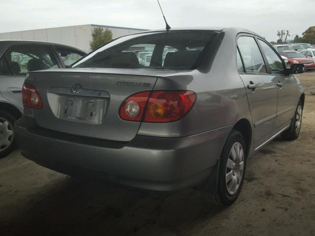 JTDBR32E030036428 - 2003 TOYOTA COROLLA CE GRAY photo 4