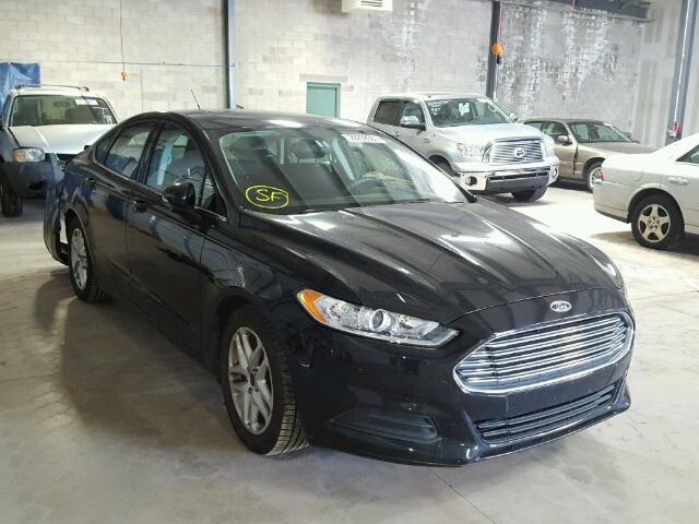 1FA6P0H75G5109449 - 2016 FORD FUSION SE BLACK photo 1