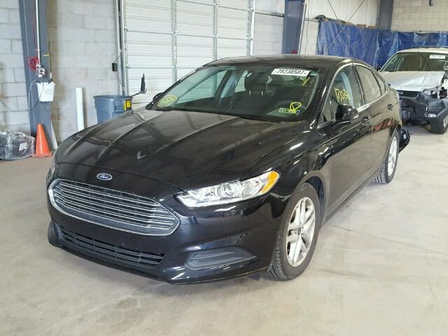 1FA6P0H75G5109449 - 2016 FORD FUSION SE BLACK photo 2