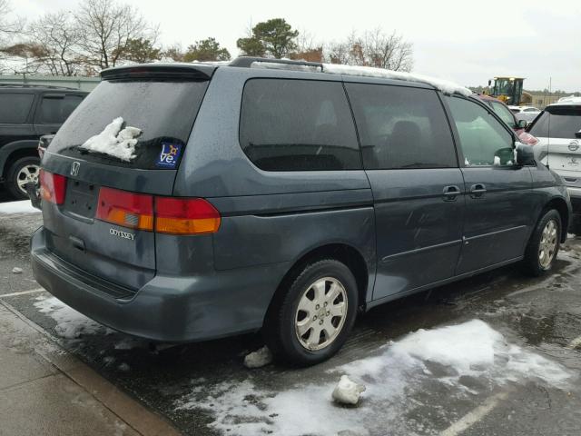 5FNRL18913B117471 - 2003 HONDA ODYSSEY EX GREEN photo 4