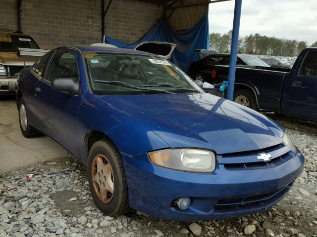 1G1JC12F847372002 - 2004 CHEVROLET CAVALIER BLUE photo 1