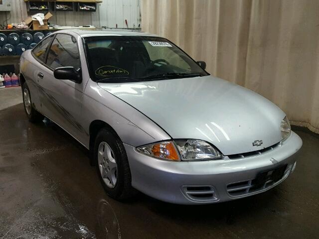 1G1JC124017287729 - 2001 CHEVROLET CAVALIER SILVER photo 1