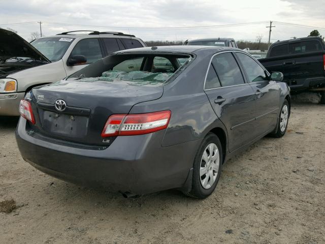 4T1BF3EK2BU609276 - 2011 TOYOTA CAMRY BASE GRAY photo 4