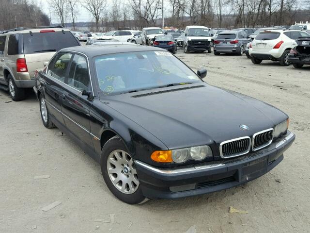 WBAGH8347YDP13113 - 2000 BMW 740 IL BLACK photo 1
