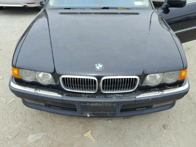 WBAGH8347YDP13113 - 2000 BMW 740 IL BLACK photo 7