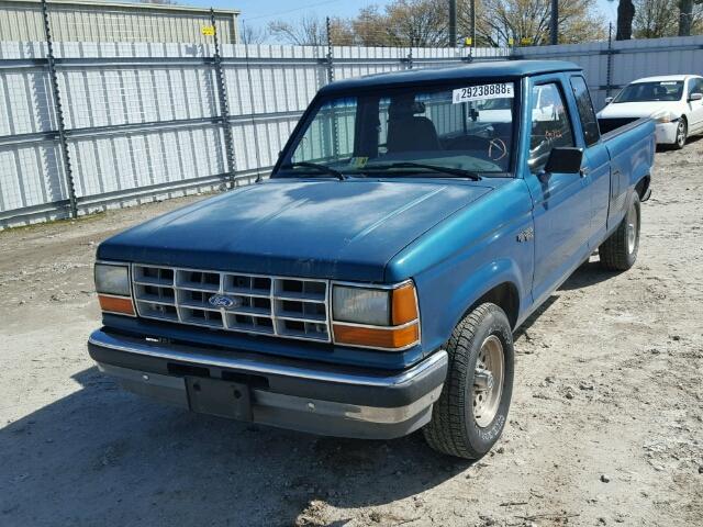 1FTCR14A6NTA29214 - 1992 FORD RANGER SUP GREEN photo 2