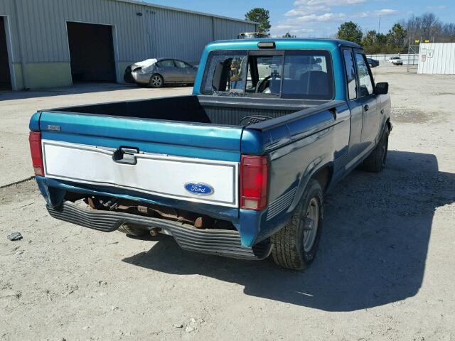 1FTCR14A6NTA29214 - 1992 FORD RANGER SUP GREEN photo 4