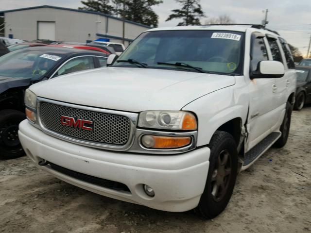 1GKEK63U21J315304 - 2001 GMC DENALI WHITE photo 2