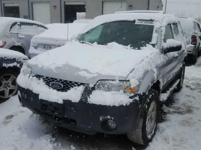 1FMYU93156KD26434 - 2006 FORD ESCAPE XLT SILVER photo 2