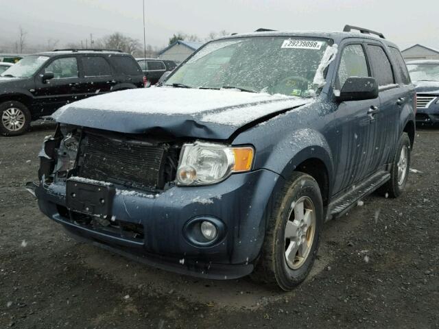 1FMCU9DG9BKA46667 - 2011 FORD ESCAPE XLT BLUE photo 2