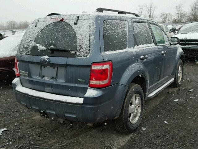 1FMCU9DG9BKA46667 - 2011 FORD ESCAPE XLT BLUE photo 4