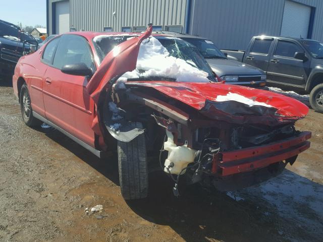 2G1WW12E6Y9190405 - 2000 CHEVROLET MONTE CARL 红色 照片 1