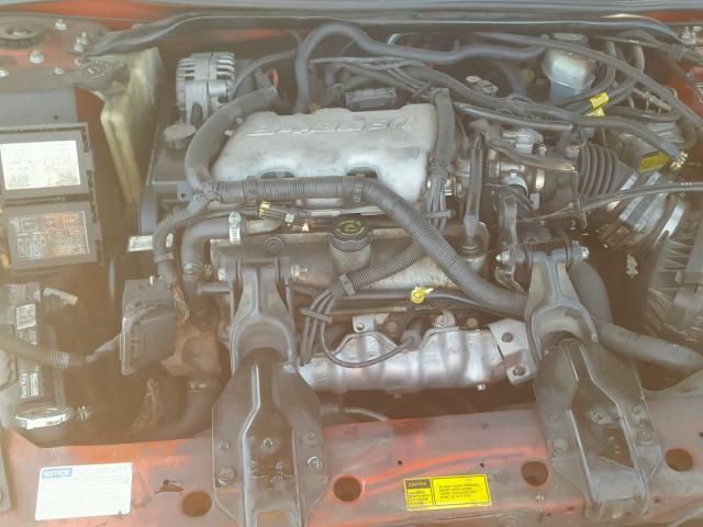 2G1WW12E6Y9190405 - 2000 CHEVROLET MONTE CARL 红色 照片 7